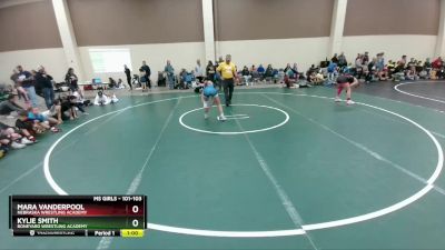 101-103 lbs Round 1 - Mara Vanderpool, Nebraska Wrestling Academy vs Kylie Smith, Boneyard Wrestling Academy