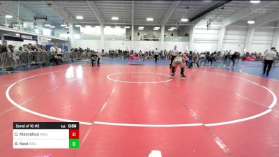 136 lbs Consi Of 16 #2 - David Marcellus, Spaulding vs Brody Kesl, Bristol CT