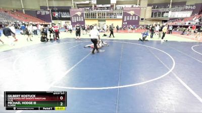 150 lbs Cons. Round 2 - Gilbert Kostuck, Coon Rapids Mat Bandits Wrestling Club vs Michael Hodge Iii, Illinois