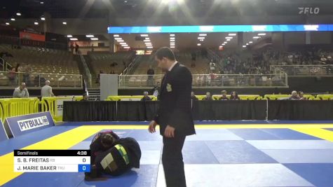SAMANTHA B. FREITAS vs JILL MARIE BAKER 2024 Pan Jiu Jitsu IBJJF Championship