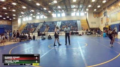 106 lbs Round 2 (8 Team) - Gunner Essary, Griffin Fang vs Michael Clark, Cypress Creek