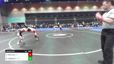 106 lbs Round Of 64 - Hunter Sanchez, Mountain Ridge High School vs Nicholas VASQUEZ, Adams City