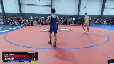 157 lbs Champ. Round 1 - Sam Aiken, NWWC vs Sean Price, West Kitsap WC