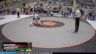 92 lbs Semifinal - Cameron Ireland, Banks Mat Club, Inc vs Nolan Perkins, Pleasant Hill Wrestling Club