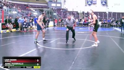 145 lbs Champ. Round 2 - Liam Ogden, Elmira HS vs Aidric Passerallo, Williamson Hs