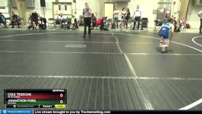 130 lbs Semifinal - Cole Trzeciak, PA Alliance vs Johnathon Ford, Olympia