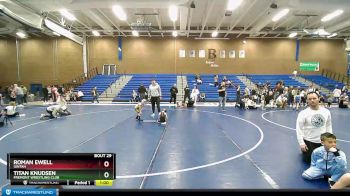 41-44 lbs Round 2 - Roman Ewell, Uintah vs Titan Knudsen, Fremont Wrestling Club