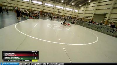 113 lbs Quarterfinal - Daniel Rosales, Mountain Man Wrestling vs Krew King, King Wrestling