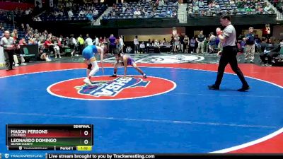 3A-113 lbs Semifinal - Mason Persons, Columbus vs Leonardo Domingo, Gilmer County