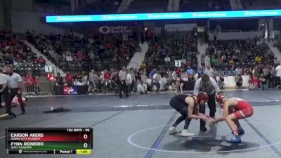 96 lbs 3rd Place Match - Carson Akers, Dodge City Academy vs Fynn Reinerio, Juic3 Acad3my