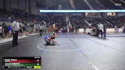 126 lbs Champ. Round 1 - Isaac Wikle, Sabetha vs Caleb Roberts, Kansas City Wrestling Club