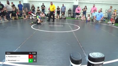 55 lbs Pools - Victor Pleskovich, Phoenix W.C. vs Jaxon Morehead, Mineral Wells Bulldawgs