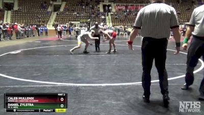 160 lbs Semifinal - Daniel Zylstra, W. S. Neal vs Caleb Mullenix, American Christian Academy