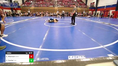 138 lbs Consolation - Elizabeth Mannon, Broken Arrow Wrestling Club vs Cadence Carter, Vinita Kids Wrestling