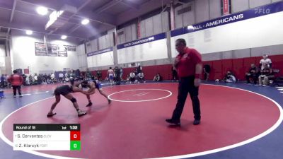 120 lbs Round Of 16 - Simon Cervantes, Clovis vs Zachary Klarcyk, Porterville