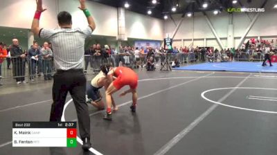 125 lbs C Of 32 #2 - Korbin Meink, Campbell University vs Brendon Fenton, Pittsburgh