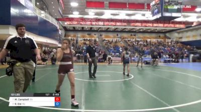 101 lbs Quarterfinal - McKayla Campbell, Campbellsville University W vs Regina Doi, King University W