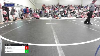 40-43 lbs Final - Emilee Galetka, Pirate Wrestling Club vs Ainslee Reed, Van Buren Matdawgs