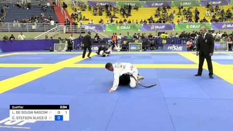 LUCAS DE SOUSA NASCIMENTO vs CELIMAR STEFSON ALVES DE LIMA 2024 Brasileiro Jiu-Jitsu IBJJF