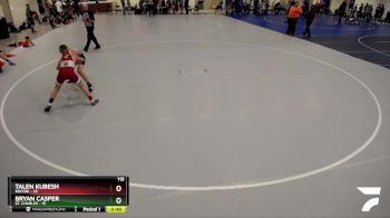 115 lbs Quarterfinals (8 Team) - Talen Kubesh, Rocori vs Bryan Casper, St. Charles