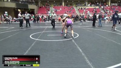 115 lbs Finals (2 Team) - Colton Flick, Victory vs Ryan Barmann, The Untouchables