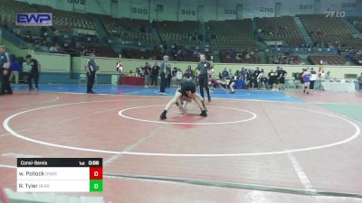 87 lbs Consolation - Westin Pollock, Owasso Junior High vs Roman Tyler, Berryhill High School