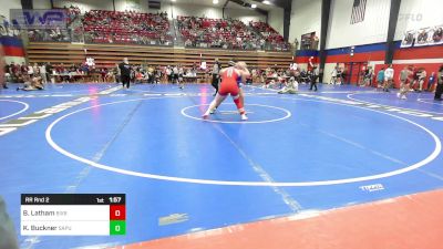 190 lbs Rr Rnd 2 - Brooklynn Latham, Bixby Girls vs Kassandra Buckner, Sapulpa High School