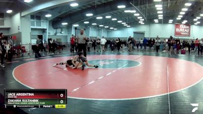 82 lbs Cons. Round 6 - Zakaria Sultanbik, Midlothian Miners Wrestling Club vs Jace Argentina, Nova WC