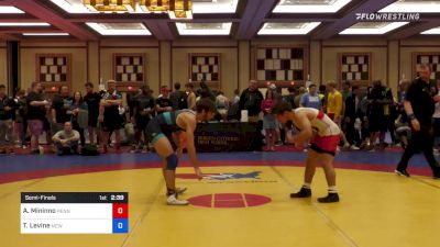 57 kg Semifinal - Antonio Mininno, Pennsylvania RTC vs Timothy Levine, New England Regional Training Center