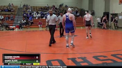 197 lbs Cons. Semi - Kaden Glass, Pratt Community College vs Kanden Young, Cowley College