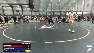 150 lbs Cons. Round 6 - Sam Aiken, WA vs Titus Rodela, OR