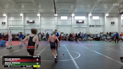 76 lbs Round 9 (10 Team) - Dylan Skoncey, Wrestling Mill vs Brock Morgan, Rambler WC