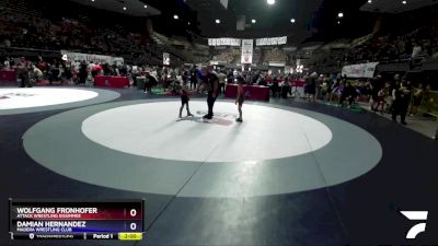 70 lbs Champ. Round 2 - Wolfgang Fronhofer, Attack Wrestling Kissimmee vs Damian Hernandez, Madera Wrestling Club