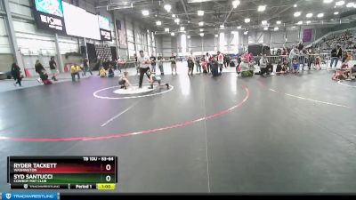 63-64 lbs Round 2 - Ryder Tackett, Washington vs Syd Santucci, Cowboy Mat Club