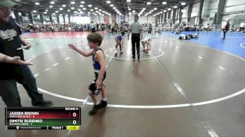 52 lbs Rd# 9- 2:15pm Saturday Final Pool - Dimitri Rudenko, Nauman Green vs Jaxsen Brown, Maryland BLACK