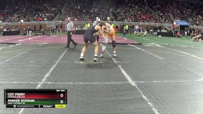 D4-144 lbs Quarterfinal - Coy Perry, Hudson Area HS vs Parker Noonan, New Lothrop HS