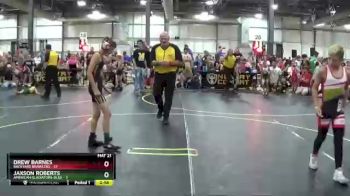 82 lbs Round 4 (6 Team) - Drew Barnes, Backyard Brawlers vs Jaxson Roberts, American Gladiators-Blue