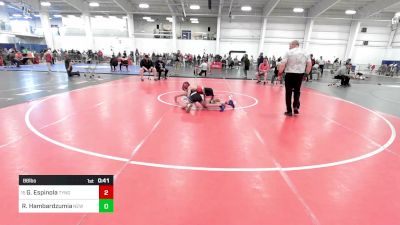 86 lbs Consi Of 8 #1 - Gavin Espinola, Tyngsborough vs Robert Hambardzumian, New England Gold WC