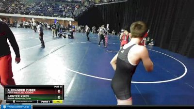 140 lbs Cons. Round 1 - Alexander Zuber, Moen Wrestling Academy vs Sawyer Kirby, Wrath Wrestling Club