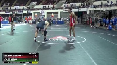 150 Varsity Semifinal - Michael Jones-bey, Woodward Academy vs Caleb Aaron, Baldwin County