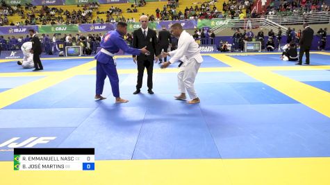 RAPHAELL EMMANUELL NASCIMENTO AL vs BRUNO JOSÉ MARTINS 2024 Brasileiro Jiu-Jitsu IBJJF