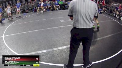 140 lbs Round 2 (6 Team) - Braxton Hall, Kansas Mamba vs Dylan Stewart, Team Oregon