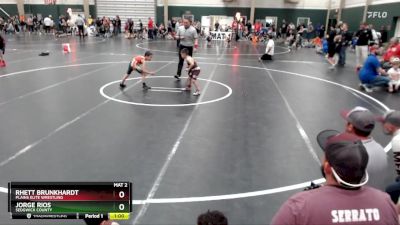 52 lbs Cons. Round 1 - Jorge Rios, Sedgwick County vs Rhett Brunkhardt, Plains Elite Wrestling