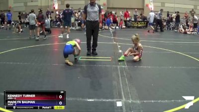 49 lbs Round 2 (8 Team) - Madilyn Bauman, WOW vs Kennedy Turner, Ares