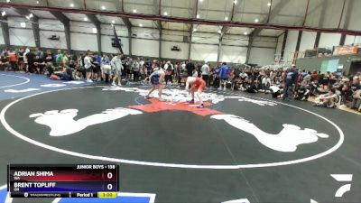 138 lbs Champ. Round 1 - Adrian Shima, WA vs Brent Topliff, OR