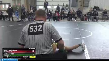 92 lbs Round 5 (6 Team) - Grey Burnett, Team Ohio vs Julian Rios, Team 922