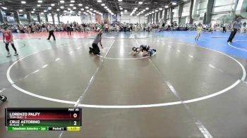 52 lbs Rd# 3 12:00pm Friday - Lorenzo Palfy, Team Ohio vs Cruz Astorino, PA Blue