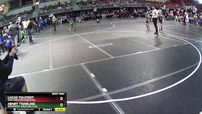 75 lbs Cons. Round 3 - Lucas Tolstedt, WWC Predator Wrestling vs Henry Twarling, Bridgeport Wrestling Club