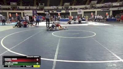 138 Elite Varsity Quarterfinal - Kiowa Vines, Thompson vs Caleb Lavine, Sam Houston