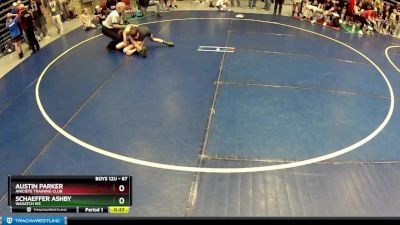 87 lbs Quarterfinal - Austin Parker, Aniciete Training Club vs Schaeffer Ashby, Wasatch WC